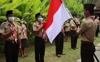 Pengukuhan Majelis Pembimbing (MABI) Dan Pimpinan Satuan Karya Pramuka Adhyasta Pemilu Tingkat Cabang Badung Masa Bakti 2020 – 2022