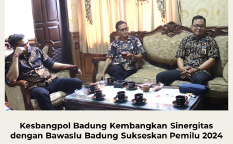 Kesbangpol Badung Kembangkan Sinergitas dengan Bawaslu Badung Sukseskan Pemilu 2024