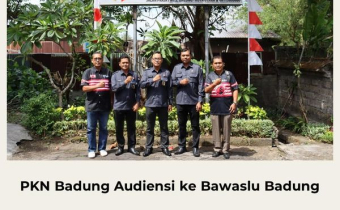 PKN Badung Audiensi ke Bawaslu Badung