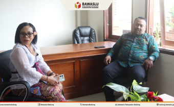 Rachmat Tamara Menerima Audiensi dari Anggota KPU Badung