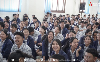 siswa SMAN 2 Abiansemal antusias mengikuti sosialisasi GEMPAR