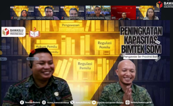 Ketua Bawaslu Badung mengikuti Bawaslu Membelajarkan