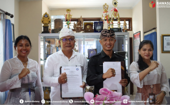 PKS terjalin antara Bawaslu Badung bersama SMAN 1 Abiansemal