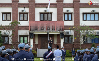 Ketua Bawaslu Badung Memberikan Amanat