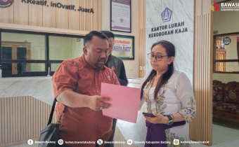 Bawaslu Badung laksanakan Uji Petik di Kecamatan Kuta Utara