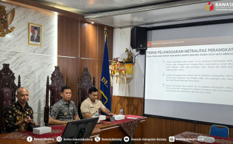 Sosialisasi netralitas perangkat desa di Kantor Desa Canggu