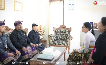 Konsolidasi Bawaslu Badung bersama Kepala Sekolah SLB Negeri 1 Badung