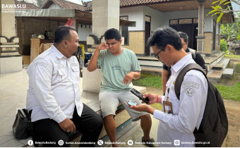Uji petik PDPB di Desa Bongkasa, Desa Taman, dan Desa Ayunan, Abiansemal - Badung