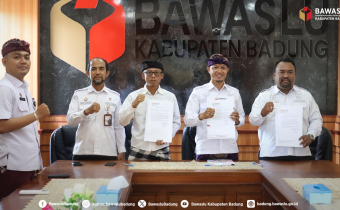 Penandatanganan IKU Bawaslu Badung, Rabu (12/8/26)