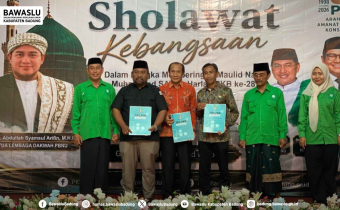 Anggota Bawaslu Badung, Rachmat Tamara hadiri pengukuhan Dewan Pengurus Cabang (DPC) Partai Kebangkitan Bangsa (PKB) Kabupaten Badung masa bakti 2026–2031