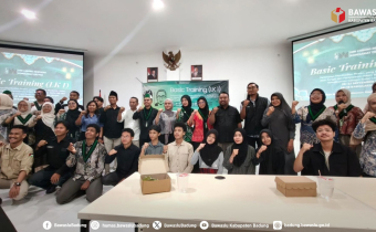 Foto Bersama kegiatan Basic Training Latihan Kader 1 (LK1) HMI Cabang Denpasar yang berlangsung di Balai Pelatihan dan Pemberdayaan Masyarakat Transmigrasi