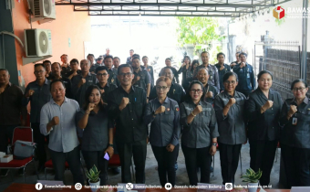 Foto Bersama usai kegiatan Rapat Koordinasi Evaluasi Pengawasan PDPB yang dilaksanakan pada Senin (28/9/2026).